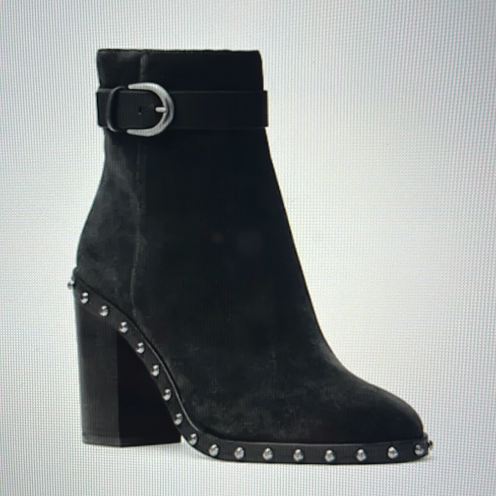 Michael Kors Livvy bootie, black suede